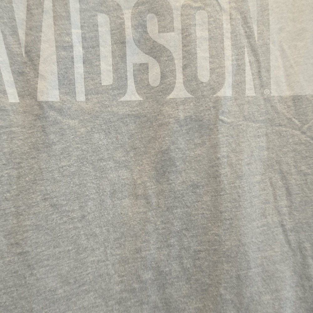 Harley Davidson Gray Graphic Logo T-Shirt Womens 2XL Motorcycle Biker Tee - Picture 6 of 14